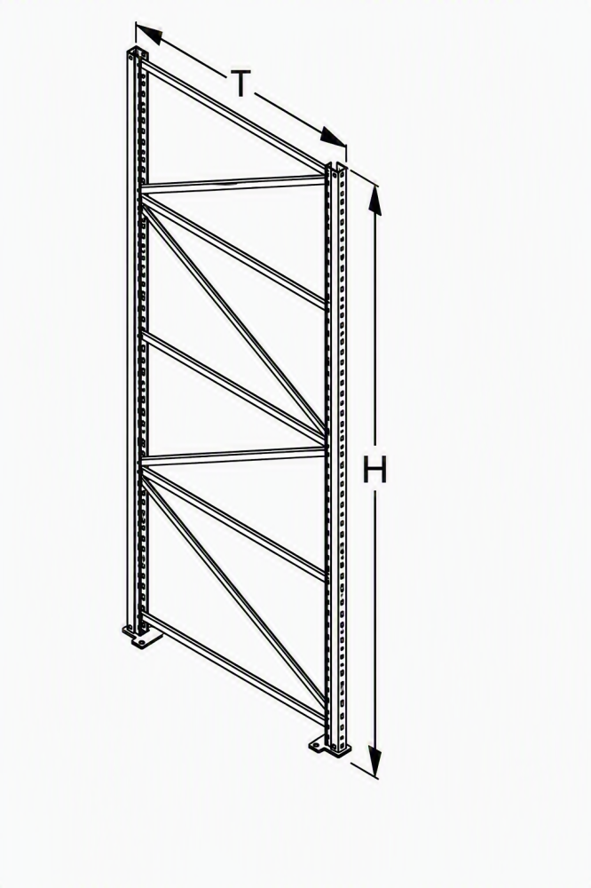 Ständer geschraubt CG 70x80
