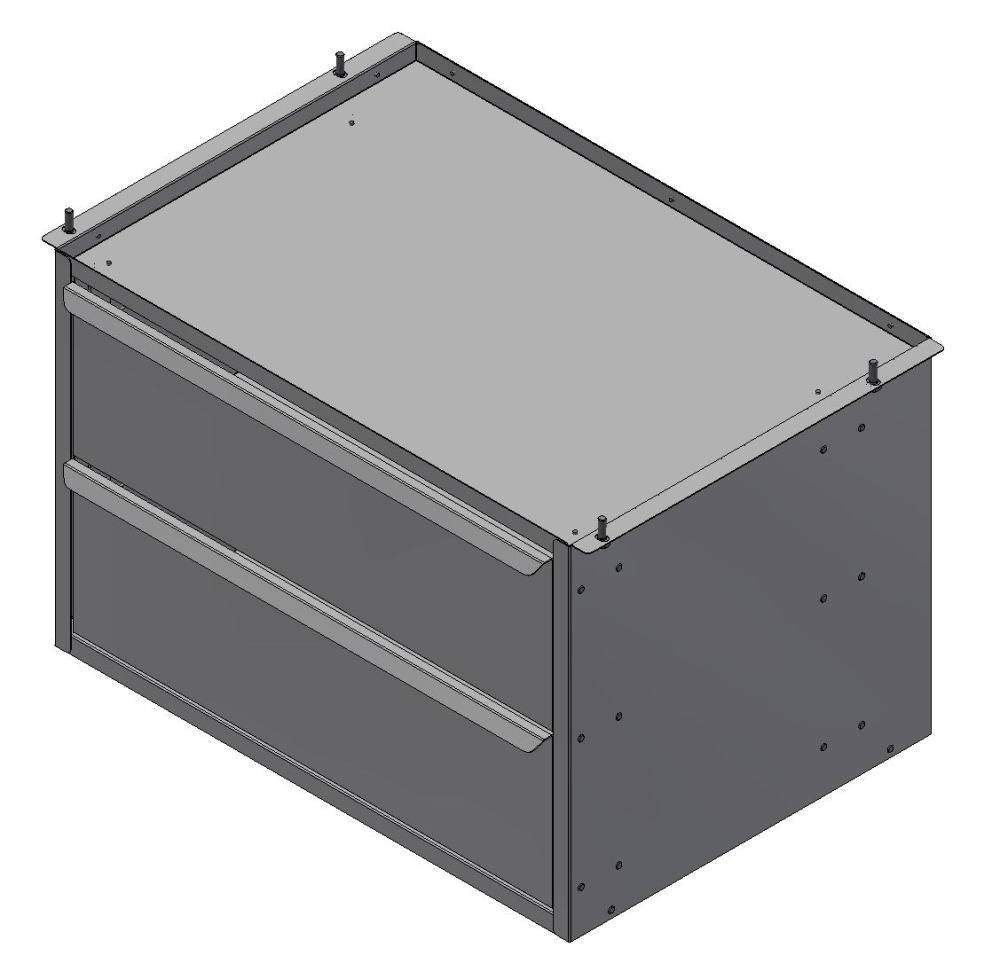 Werkzeug-Schubladenblock f. Werkbank
