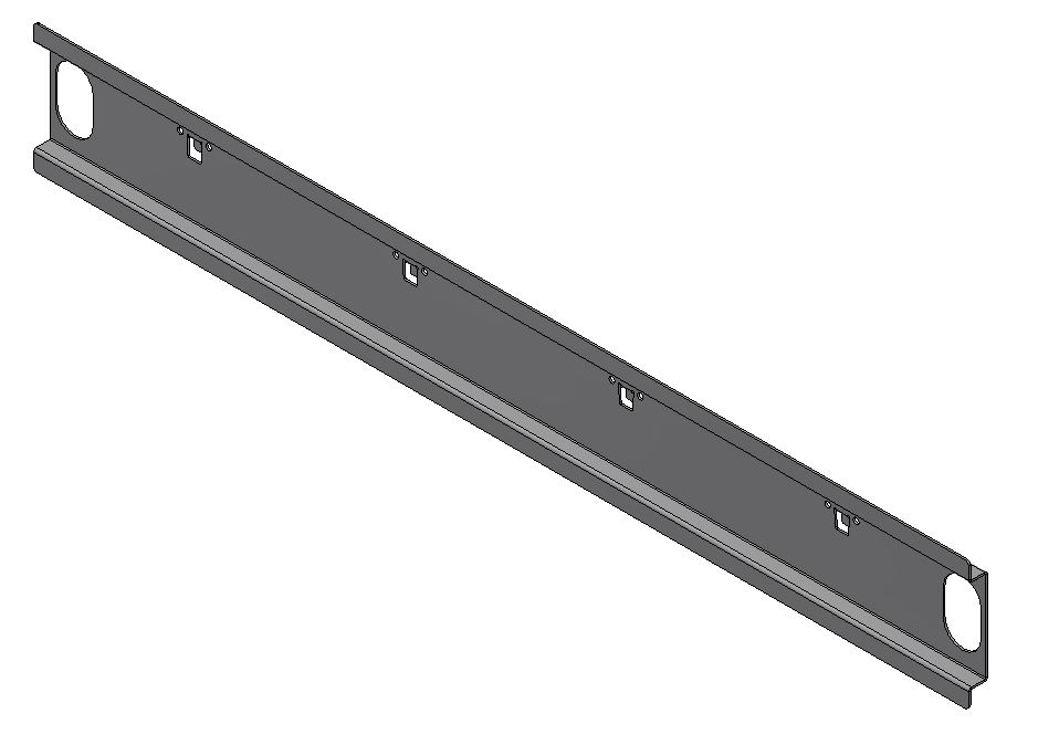 Behälterschiene für Drehflügel