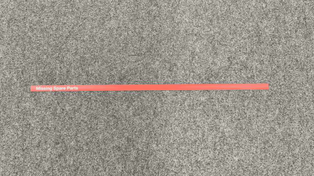 Magnetfolie rot Missing Spare Parts