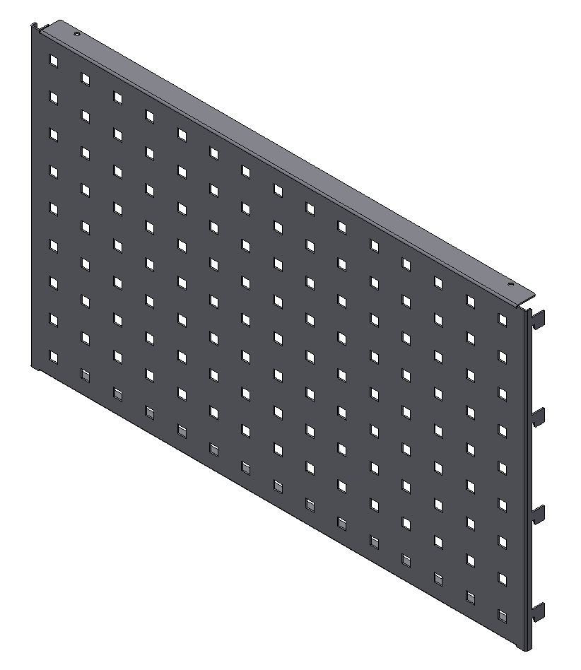 Rückwand quadratloch 10x10 mm