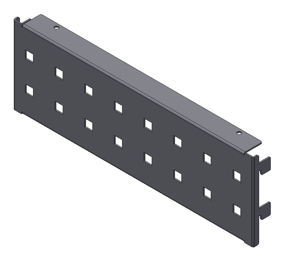 Rückwand quadratloch 10x10 mm