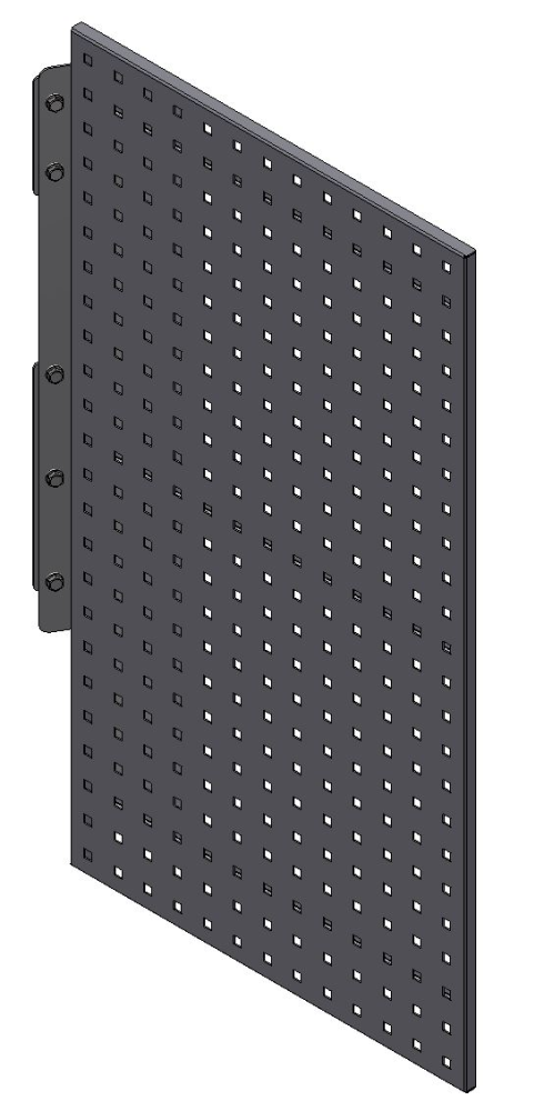 Lochwandflügel zur Befestigung an Lochrückwand