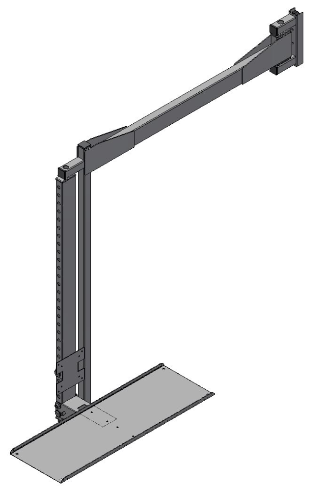 Auslegearm mit Tastatur und Bildschirmhalter