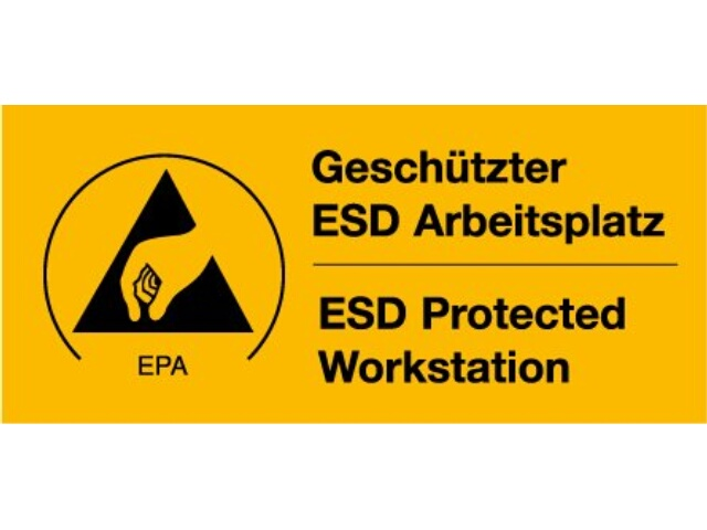 ESD-Warnschild