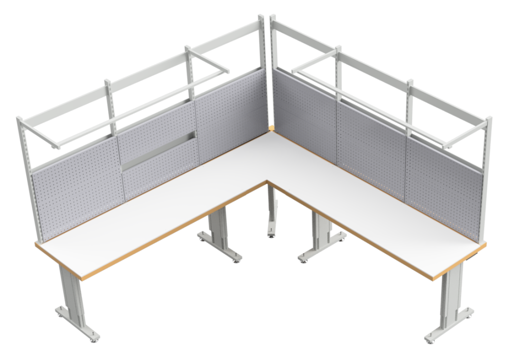 Workbench Diamand technique elec. height adjustable