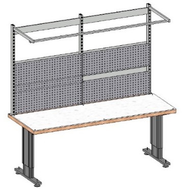 Werkbank basic Messtechnik elek. höhenverstellbar
